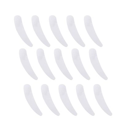 Mixing Spoons 50Pcs Disposable Makeup Facial Spoon Cosmetic Plastic Spatula Scoop Professional Makeup Tools for Women Girls Home White Skin Care Tools