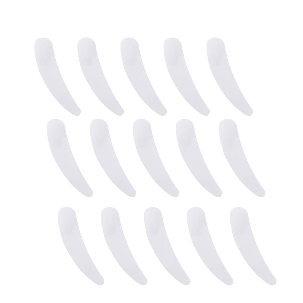 Mixing Spoons 50Pcs Disposable Makeup Facial Spoon Cosmetic Plastic Spatula Scoop Professional Makeup Tools for Women Girls Home White Skin Care Tools
