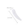 Mixing Spoons 50Pcs Disposable Makeup Facial Spoon Cosmetic Plastic Spatula Scoop Professional Makeup Tools for Women Girls Home White Skin Care Tools view 4