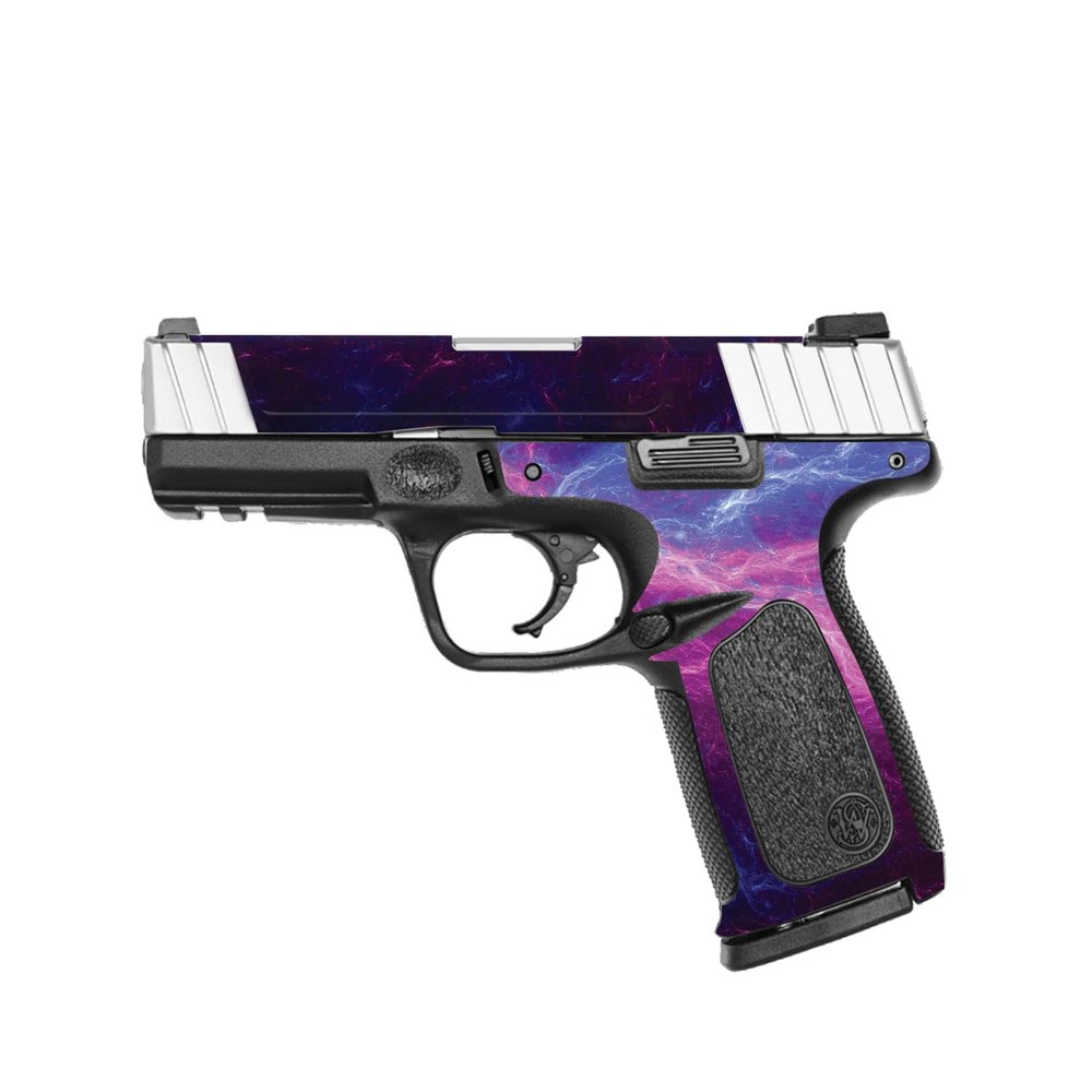 MightySkins Skin Compatible with Smith & Wesson SD VE Series - Raw Energy | Protective, Durable, and Unique Vinyl Decal wrap Cover | Easy to Apply and Change Styles | Made in The USA