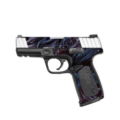 MightySkins Skin Compatible with Smith & Wesson SD VE Series - Angry Ripple | Protective, Durable, and Unique Vinyl Decal wrap Cover | Easy to Apply, Remove, and Change Styles | Made in The USA