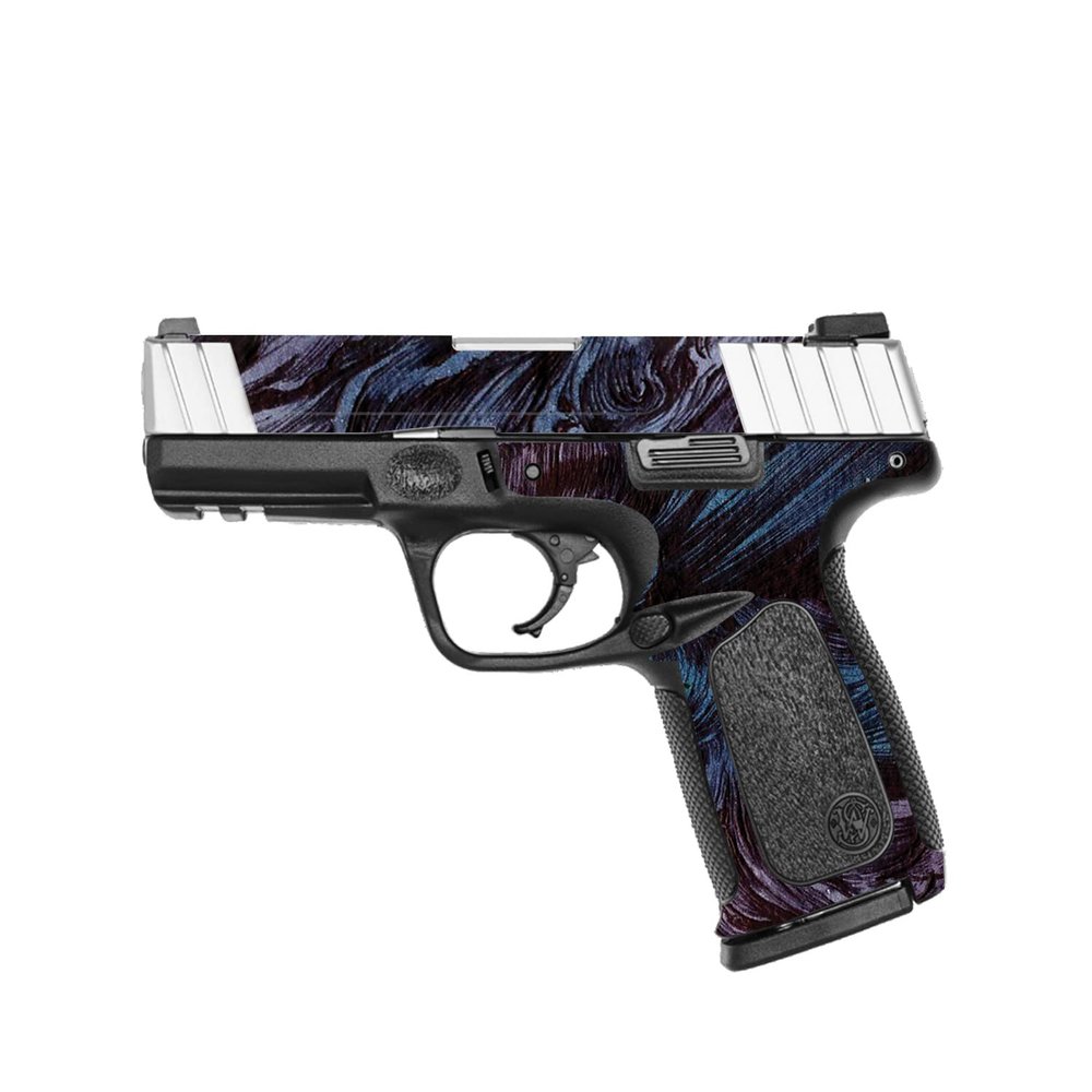 MightySkins Skin Compatible with Smith & Wesson SD VE Series - Angry Ripple | Protective, Durable, and Unique Vinyl Decal wrap Cover | Easy to Apply, Remove, and Change Styles | Made in The USA
