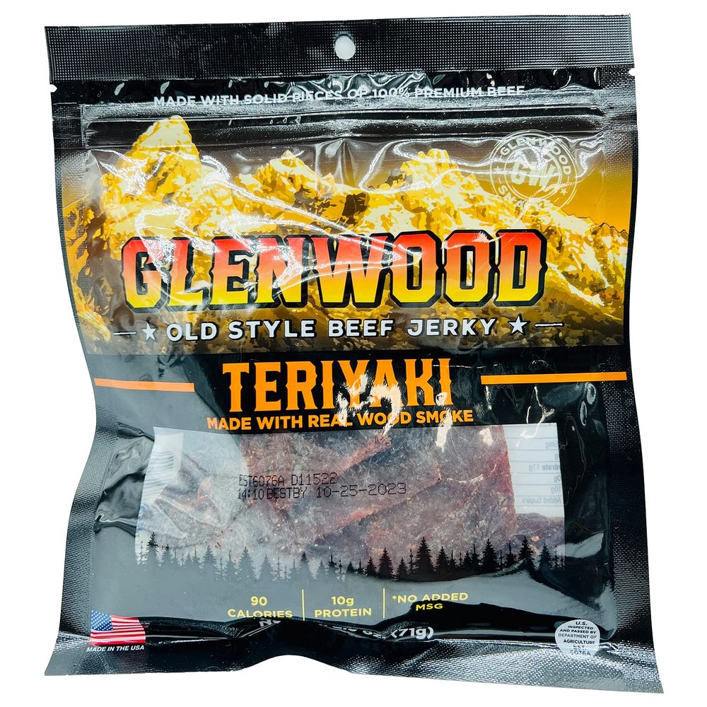 Glenwood Old Style Beef Jerky - 2.5oz Bag (Teriyaki)
