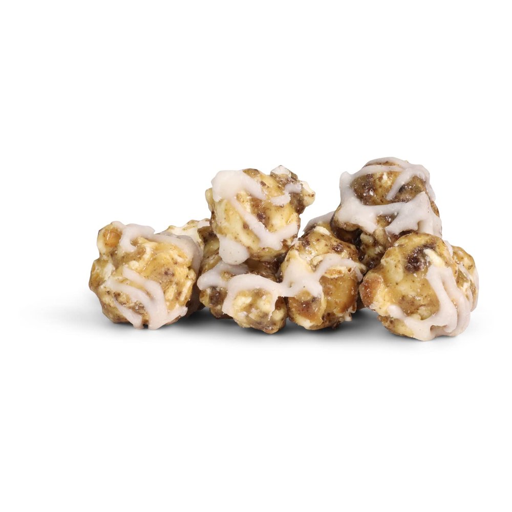 Gourmet Cookies 'n Cream Popcorn by Its Delish, 8 Oz Bulk Bag,  Festive Caramel Air Popped Sweet Crunchy White & Dark Drizzle Glazed Carmel Corn Snack - Dairy-Free, Kosher