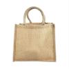 12-Pack Heavy Duty Sturdy Jute Burlap Tote Bags with Handles Reusable Grocery Shopping Bags Blank Fabric for DIY, Crafts (Small: 9" x 11" x 4") view 2