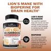 BioSchwartz Organic Lions Mane Supplement Capsules (90 Count) 2100mg Lions Mane Mushrooms with BioPerine for Max Absorption, Active Compound Verified, Nootropic Brain Supplements for Memory and Focus view 4