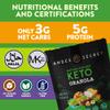 Andes Secret Matcha Powder Granola - Almonds, Walnuts & Hazelnuts - Keto High Protein Granola with No Sugar, Grain & Gluten Free - 11 oz (3 Pack) view 4