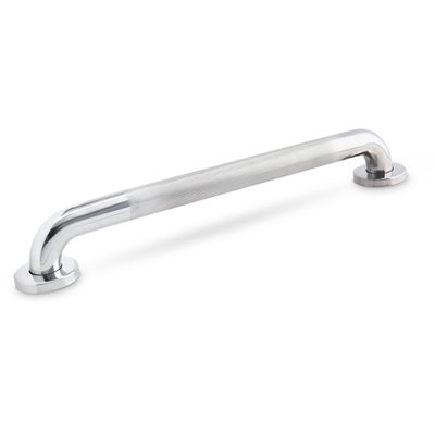 24-Inch Stainless Steel Grab Bar with Anti-Slip Grip, 1.5-Inch Diameter, for Bathroom, Shower, and Bathtub Safety for Elderly and Disabled