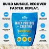 B.rad Superfuel - Grass Fed Whey Protein Isolate Boosted with Creatine | Farm-Fresh, Easy-to-Digest, Clean Ingredients | 2 Pounds | 100% USA Sourced | Vanilla Bean view 4