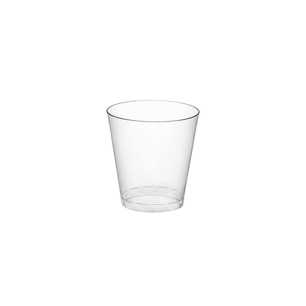 Party Essentials Disposable Hard Plastic Shot Shooter Glasses/Tasting Cups, 150-Count, 1.5-Ounce Clear