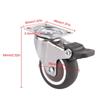 BOCbco 4X Silentnitureors, Swivelors, 360 Degree Swivelors with Brakes, for Hardwood Floors/4 Brakes/2In view 2