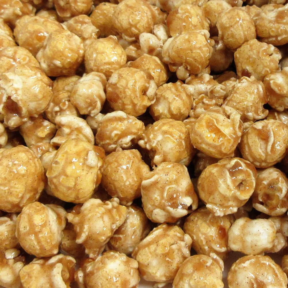 Gourmet Cinnamon Caramel Popcorn by Its Delish, 2 lbs Bulk Bag  Caramel Corn Air Popped Sweet and Crunchy Glazed Carmel Corn Snack, Movie Night, Parties, Events - Gluten Free, Vegan, Kosher