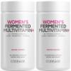 Codeage Womens Daily Multivitamin, 25+ Vitamins & Minerals, Fermented, Organic Whole Foods, Probiotics Supplement - Vitamin A, B, C, D, E & K, Omega 3, Zinc  Vegan - 2 Pack view 1