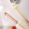 UPTALY 3 pcs Extra Long Brushes with Beech Wood Handle(24''/24''/12''), Nylon Brush with Extended Handle, Brush with Stainless Steel Pole, for Tall Bottle, Gallon Water Jug, Big Vessels view 4