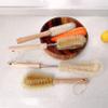 UPTALY 3 pcs Extra Long BristleBrushes with Beech Wood Handle(24''/24''/12''), Nylon Kitchen Brush with Stainless Steel Pole, for Tall Bottle, Gallon Water Jug, Big Vessels, Floor Vase view 4