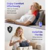 BOB AND BRAD Cordless Back Massager with Heat FSA Eligible HSA, Shiatsu Back Massager for Pain Relief Deep Tissue, 3D Kneading Massage Pillow for Pain Relief, Soothing Full-Body Relief for Family view 2