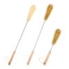 UPTALY 3 pcs Extra Long Brushes with Beech Wood Handle(24''/24''/15''), Bristle Brush with Extended Handle, Nylon Brush with Stainless Steel Pole, for Tall Bottle, Gallon Water Jug, Big Vessels view 1