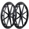 (1PR,Black) Wheelchair rear wheel replacement 24x1"wheel,Rear Wheel Assembly for 16-18-20 Inch Wheelchairs, Replacement parts (24 * 13/8(2count)) view 1
