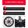 (1PR,Black) Wheelchair rear wheel replacement 24x1"wheel,Rear Wheel Assembly for 16-18-20 Inch Wheelchairs, Replacement parts (24 * 13/8(2count)) view 3
