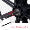 (1PR,Black) Wheelchair rear wheel replacement 24x1"wheel,Rear Wheel Assembly for 16-18-20 Inch Wheelchairs, Replacement parts (24 * 13/8(2count)) view 4