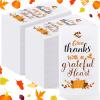 Crtiin 200 Ps Thanksgiving Fall Disposable Napkins Paper, Pumpkin Garland Autumn Maple Leaves Thanksgiving Napkins Hand Towels Dinner for Kitchen Home Party Supplies Table Decor (Heart Style) view 1