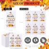 Crtiin 200 Ps Thanksgiving Fall Disposable Napkins Paper, Pumpkin Garland Autumn Maple Leaves Thanksgiving Napkins Hand Towels Dinner for Kitchen Home Party Supplies Table Decor (Heart Style) view 3
