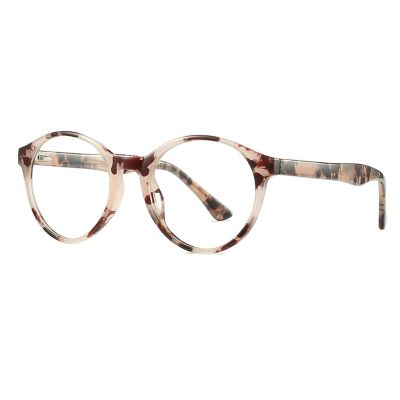 COTIA Blue Light Blocking Glasses for Women Men Stylish Round TR90 Frame Clear Lens Eyeglasses (flower, 2, multiplier_x)