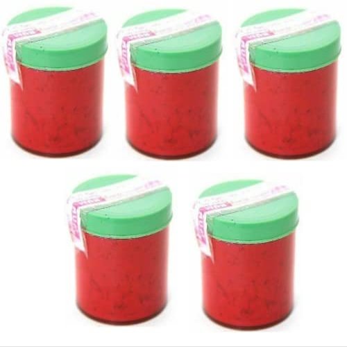 5x Pooja Kumkum Powder Sindoor (Roli) (10Gm each) (100%New) Red