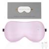 BRZSACR Heated Eye Mask Cordless - Electric Warm Eye Compress for Dry Eyes, USB Eyes Heating Pad to Relieve MGD, Blepharitis, Sinus, Stye or Chalazion, Hot Therapy Sleep Mask for Eyes, Silk (Pink) view 2