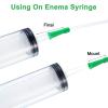 Nuanchu 30 PVC Replacement Tubings Supplies Tubes Kit Clear Replacements Hose with Flexible Rounded End for Smooth Insert (16 FR) view 4