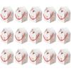 Milisten 15pcs Christmas Kraft Paper Treats Boxes House Shaped Paper Candy Box: White Paper Christmas Package Box for Wedding Xmas Party Favor Holder view 1