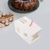 Milisten 15pcs Christmas Kraft Paper Treats Boxes House Shaped Paper Candy Box: White Paper Christmas Package Box for Wedding Xmas Party Favor Holder view 3
