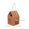 House Shaped Paper Candy Box: 15pcs Paper Boxes Kraft Paper Package Box Christmas Packing Box for Wedding Xmas Party Favor Holder view 2