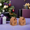 House Shaped Paper Candy Box: 15pcs Paper Boxes Kraft Paper Package Box Christmas Packing Box for Wedding Xmas Party Favor Holder view 4
