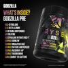 RYSE Godzilla X Noel Deyzel Pre Workout Powder - BlackBerry Lemonade - 400mg Caffeine, High Stim Pre-Workout for Men & Women with Citrulline & Beta Alanine - Energy, Pump & Focus - 20/40 Servings view 4