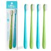 Hello Blue & Green Soft Toothbrush, BPA-Free, Made from Plant-Based Materials, 2 Count (Pack of 2) view 1