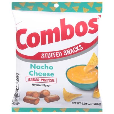 COMBOS NACHO CHEESE PEG PACK 6.3 OUNCES