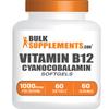 BulkSupplements.com Vitamin B12 Softgels - Vitamin B12 Supplement, as Cyanocobalamin - Gluten Free, 1 Softgel per Serving (1000mcg), 60 Count (Pack of 1) view 1