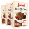 Junket Chocolate Ice Cream Mix: Makes 3 Quarts Old Fashioned Homemade Ice Cream for Ice Cream Maker or Hand Stir - Just Add Milk and Cream, Chill, and Enjoy. Quick and Easy! 4 oz Box of Powdered Ice Cream Starter Mix (Pack of 3) view 1