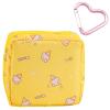 Adorable Pink Peri - Reusable Sanitary Napkin Pads Storage Bag Portable for Women Girls | Made of Nylon Water Resistance | Reusable | Zero Waste Period (Ice Cream) view 1