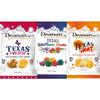 Deanan Gourmet Popcorn Texas 3 Pack-Three 7 oz Sharable Bags of Texan Made & Texan Themed Flavored Popcorn From Spicy to Sweet- Includes Texas Two Step, Texas Heat, & Texas Vanilla Wildflower- Gluten Free, Non-GMO, USA Made view 1