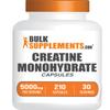 BulkSupplements.com Creatine Monohydrate Capsules - Micronized Creatine Monohydrate, Sports Nutrition - 7 Capsules per Serving, 5000mg, Gluten Free, 210 Count (Pack of 1) view 1