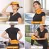 AllSett Health Reusable Hot and Cold Gel Ice Packs for Injuries | Cold Compress, Ice Pack, Gel Ice Packs, Cold Pack, ice Pack, Cold Packs for Injuries, 10.5 in Long x 5 in Wide, | 4 Pack Orange view 4