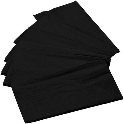 2 Ply Black Dinner Napkins - Pack of 100ct