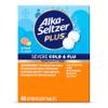 ALKA-SELTZER PLUS Severe, Cold & Flu Medicine, Citrus Effervescent Tablets, Nasal & Sinus Congestion, Sneezing, Runny Nose, Cough, Sore Throat, Fever, Headache and Body Aches & Pains, 48ct, Orange view 1
