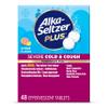 Alka-Seltzer Plus Severe,Cold & Cough Medicine For Adults,PowerFast Fizz Citrus Effervescent Tablets,Fast Relief of Headache,Sore Throat,Nasal & Sinus Congestion,Runny Nose,& Fever,48ct view 1