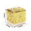 Efavormart 25 Pack | 2" Gold Sequin Glitter Mini Gift Boxes With White Ribbon Loop, Party Favor Boxes, Wedding Candy Cases view 3