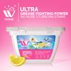 WBM Dishwasher Pods, Formulated with Lemon Extracts, Effective on All Dishwashers, Prevent Scale Formation & Stubborn Stain, Dishwasher Detergent, 96 Pods view 2