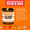 Brooklyn Delhi Spicy Mango Chutney - 9 Ounces - Made with Ripe Mangos, Golden Raisins, Fresh Ginger, Garam Masala, and Lemon Juice for a Nice Sour Note - Vegan - No Artificial Additives view 3