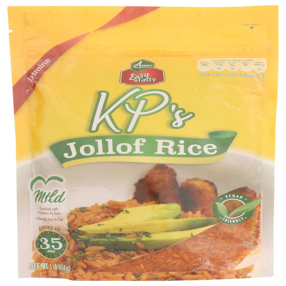Easy n'Tasty Mild Jollof Rice, 16 OZ